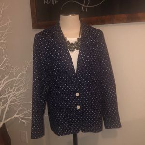 Polka dot blazer